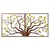 Wallity Zidna dekoracija Tree 1, 90x1x44 cm, Smeđe boje