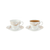 MADAME COCO Piquant Set šoljica za kafu, 2kom, 100ml, Bele