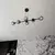 Luster na sajli ROSSI 6xE14/10W/230V crna/siva