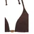 LASCANA Bikini zgornji del  rjava / temno rjava