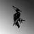 Aberto Design Dekorativna figura Bird On The Branch 10, 22x40 cm, 1.5 mm