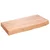 Zidna polica svjetlosmeđa 60x30x(2-6) cm obrađena hrastovina