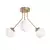 Opviq Luster Orion-13956, 56cm, IP20, Belo-zlatne boje