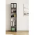 Hanah Home polica za knjige Bili5 40, 40 cm, antracit