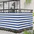 Balcony ekran Plava i bijela 90 x 200 cm