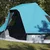 Tipi šator s krovom s pohranom Plava 466 x 310 x 240 cm taft