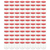 vidaXL Staklenke za džem s crvenim poklopcima 96 kom 230 ml