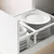 METOD / MAXIMERA Pod.orm.2front/2dnj/1srd/1vis.fiok, bela/Ringhult bela, 40x60 cm