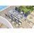 Ambia Garden STOL aluminij antracit, črna