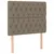 Vidaxl Box spring postelja z vzmetnico LED taupe 120x200 cm blago