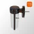 LED solarna zidna lampa LED/1W/3,7V 500 mAh IP65 crna