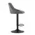 MODERNHOME ModernHome Barska stolica Kast grey velvet