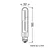LED filament sijalica toplo bela 4W OSRAM