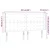 LED uzglavlje krem 203 x 16 x 118/128 cm od umjetne kože