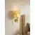 OPVIQ Zidna lampa zlatno - bela APG0004