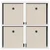 Kreveta s ladicama Bijelo 59,5 x 27 x 57 cm