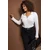 Trendyol Curve Ženska bluza Tbbaw26Af00020, Bela