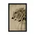 Plakat vrtnice v sepia varianti - 60x90 silver
