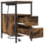 Noćni ormar s ladicama 2 pcs Dimljeni hrast 30 x 48 x 61 cm