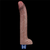 LoveToy Real Softee Vibrating Dildo 10.5 Brown