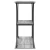 Konzolna stolica s policom Siva Sonoma 101 x 35 x 80,5 cm