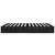 Otomanski krevet s pohranom Crni Hrast 203 x 160 x 25 cm