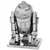 Kovinska Zemlja 3D sestavljanka: R2-D2 iz Vojne zvezd