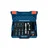Bosch Set aku alata Bušilica odvrtač GSR 18V-65, 2×5.0Ah akumulatora, Set ručnih alata, 2×L-BOXX kofera, Punjač GAL 18V-40