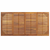 Vrtni stol s U-nogama 180x90x75 cm od masivnog drva bagrema