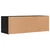 Klupa za cipele Crni hrast 102 x 35 x 35 cm Konstruirano drvo