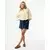 Mexx Ženski šorts MF007302361W, Široke nogavice, Teget
