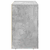 Kreveta Betonski sivi 80.5 x 35 x 59 cm Konstruirano drvo