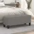 Vidaxl Klop temno siva 100x35x41 cm blago