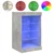 Komoda s LED svjetlima siva boja betona 41x37x67 cm