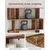 Songmics Knjižna omara 24x90x159 cm rjava