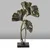 Aberto Design Dekorativna figura Three Leaf, Šarena