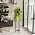 Aberto Design Dekorativna saksija GED-024, 23x108x23 cm, O 20 cm,, Crna