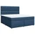 Box spring postelja z vzmetnico modra 180x200 cm blago - vidaXL - modra - 112.24 - 180 x 200 cm - vidaXL
