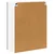 Ormar za Zid LUCCA Crna 80 x 31 x 100 cm Konstruirano drvo