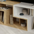 HANAH HOME TV polica Glis Sapphire Oak White