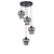 Opviq Luster 2607193, Crni