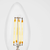 LED filament zatemnitvena žarnica s toplo svetlobo E14, 4 W Candle – tala