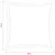 vidaXL Prevleka za blazino 2 pcs HOUTEN Rjava 80 x 80 cm