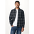 MEXX Muška košulja Long sleeve flanel check overshirt with pocket antracit
