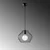 Opviq Luster Vazo-2926, 116cm 25x25 cm, Crni