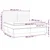 Vidaxl Box spring postelja z vzmetnico moder 200x200 cm blago