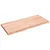 Zidna polica svjetlosmeđa 140x60x(2-6) cm obrađena hrastovina