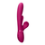 VIVE Kura Thrusting G-Spot Vibrator with Flapping Tongue and Pulse Wave Stimulator Pink