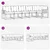 Set vanjskih sofa s jastukom 6 pcs Bijela i crna