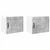 Ormar za Zid PORTO 2 pcs Betonski sivi 50 x 31 x 40 cm